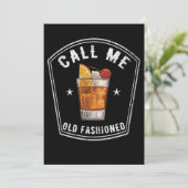 Whiskey noemt me Oude Fashioned Bedankkaart (Staand voorkant)