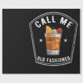 Whiskey noemt me Oude Fashioned Cadeaupapier (Vlak)