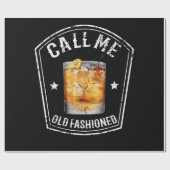 Whiskey noemt me Oude Fashioned Cadeaupapier (Vlak)