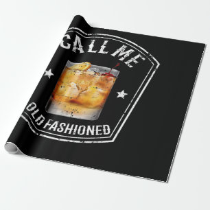 Whiskey noemt me Oude Fashioned Cadeaupapier