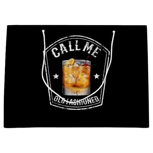 Whiskey noemt me Oude Fashioned Groot Cadeauzakje (Voorkant)