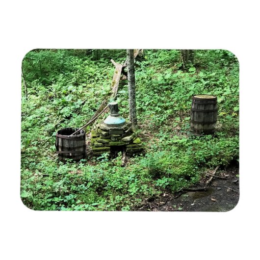 Whiskey, nog steeds in Mabry Mill, VA Magneet (Horizontaal)