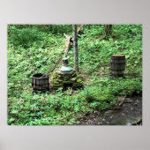 Whiskey, nog steeds in Mabry Mill, Virginia Poster (Voorkant)