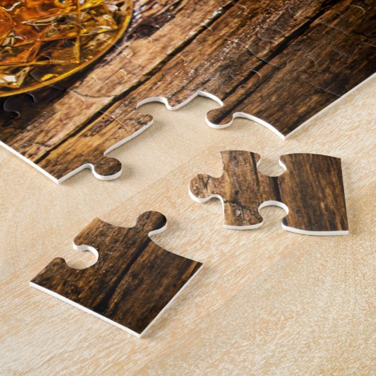 Whiskey op de Rocks Legpuzzel (Zijkant)