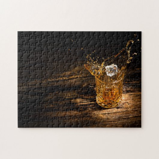Whiskey op de Rocks Legpuzzel (Horizontaal)