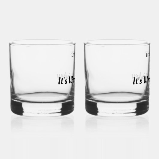Whiskey Party Whisky Glas (Rechts)