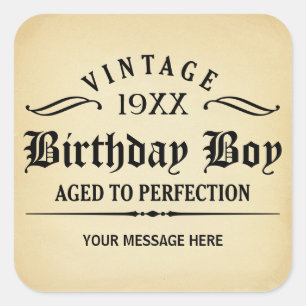  Whiskey Person Funny Birthday Sticker