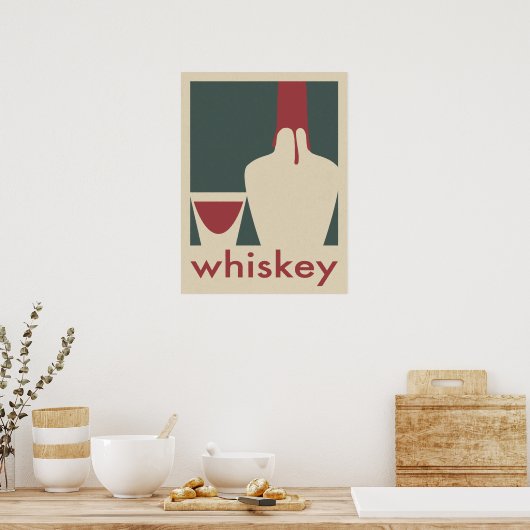 Whiskey-Poster Poster (Keuken)