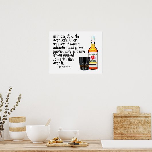 Whiskey Quote Art Print (Keuken)