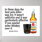 Whiskey Quote Art Print (Voorkant)