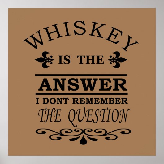 whiskey quotes poster (Voorkant)