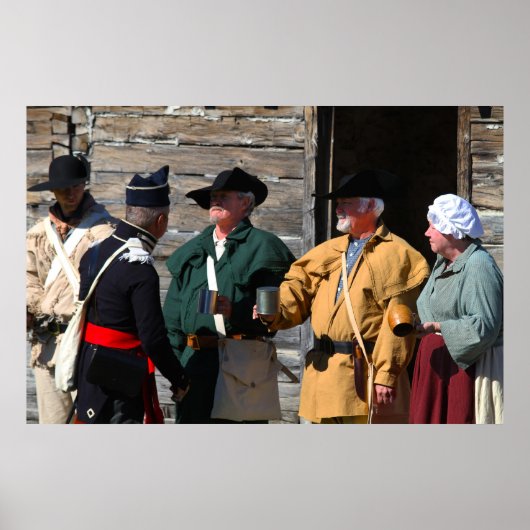 Whiskey Ration at Fort Osage, Missouri (8x12) Poster (Voorkant)