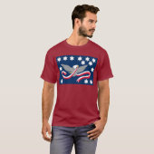 Whiskey Rebellion Flag T-Shirts (Voorkant volledig)