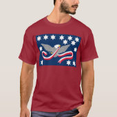 Whiskey Rebellion Flag T-Shirts (Voorkant)