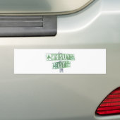 Whiskey Rode en Easy Street 1 Bumpersticker (Op auto)