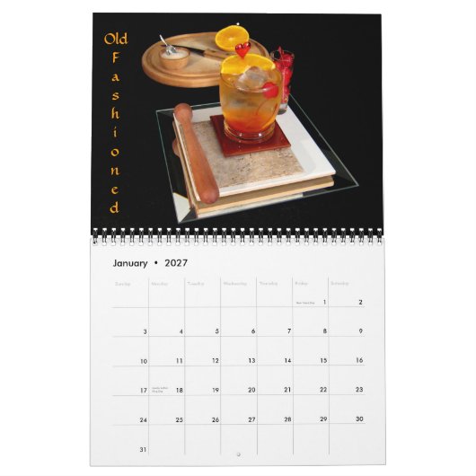 Whiskey Row - Whiskey-Drinken Kalender (Jan 2027)