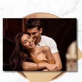 Whiskey sigaar foto bruiloft save the date