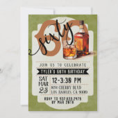 Whiskey & Sigaren 60e verjaardag Kaart (Voorkant)