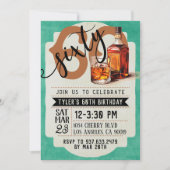 Whiskey & Sigaren 60e verjaardag Kaart (Voorkant)