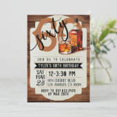 Whiskey & Sigaren 60e verjaardag Kaart (Staand voorkant)