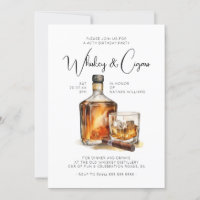 Whiskey & Sigaren Gentlemen's Verjaardag