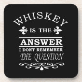whiskey slogan bier onderzetter (Voorkant)