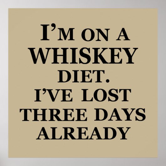 whiskey slogan poster (Voorkant)