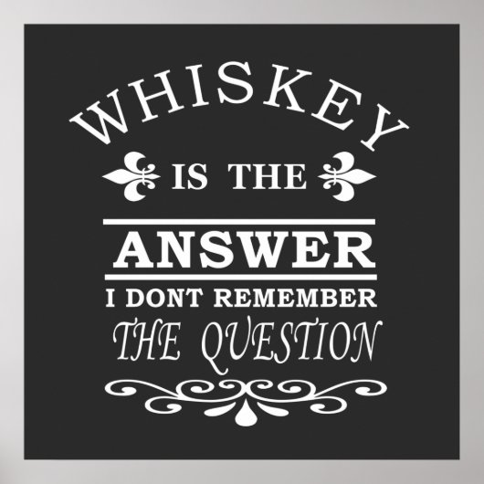whiskey slogan poster (Voorkant)