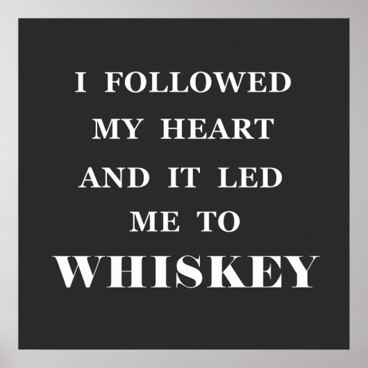 whiskey slogan poster (Voorkant)