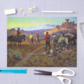 "Whiskey Smugglers" van Charles M Russell Tissuepapier (Craft)