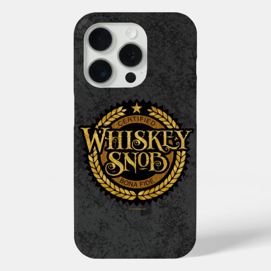 Whiskey Snob Hoesje-Mate iPhone Case (Achterkant)