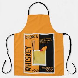 Whiskey Sour Cocktail Napkin Schort