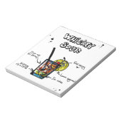 Whiskey Sour Cocktail Recipe Notitieblok (Linkerzijde)