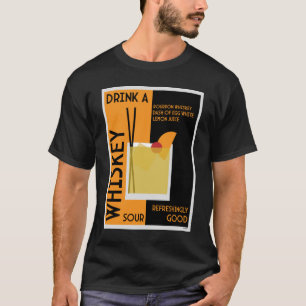 Whiskey Sour Cocktail T-shirt