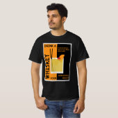 Whiskey Sour Cocktail T-Shirt (Voorkant volledig)