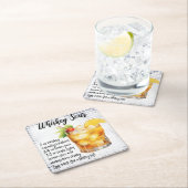 Whiskey Sour Kartonnen Onderzetters (Insitu)