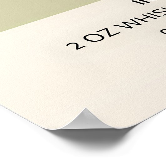 Whiskey Sour Poster (Hoek)