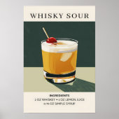 Whiskey Sour Poster (Voorkant)