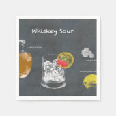 Whiskey Sour Servet (Voorkant)