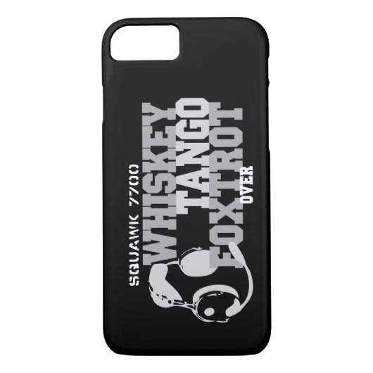 Whiskey Tango Foxtrot - Aviation Humor Case-Mate iPhone Case (Achterkant)