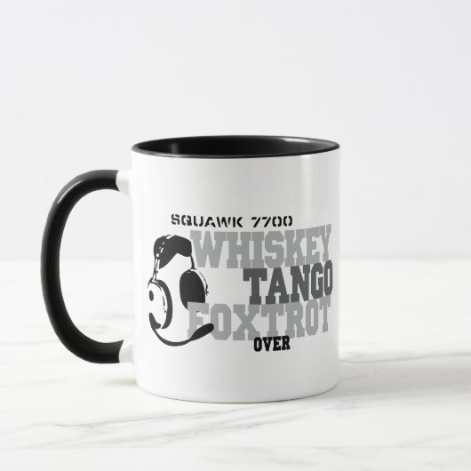 Whiskey Tango Foxtrot - Aviation Humor Mok (Links)