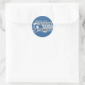 Whiskey Tango Foxtrot - Aviation Humor Ronde Sticker (Tas)