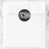 Whiskey Tango Foxtrot - Aviation Humor Ronde Sticker (Tas)