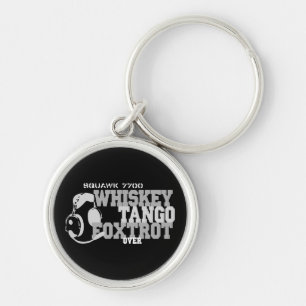 Whiskey Tango Foxtrot - Aviation Humor Sleutelhanger