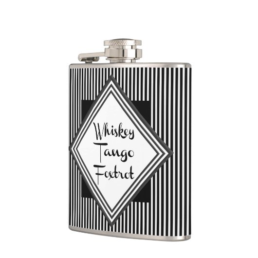 Whiskey Tango Foxtrot Funny Heupfles (Links)