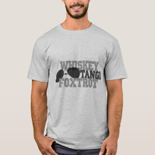 Whiskey Tango Foxtrot - Luchtvaartbril T-shirt