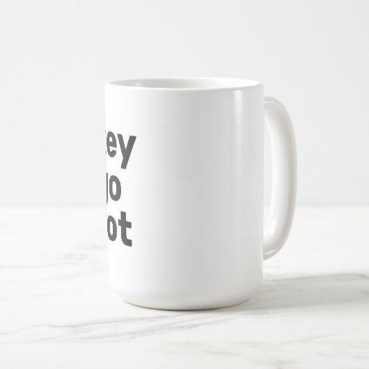 Whiskey Tango Foxtrot Mok (Voorkant rechts)