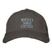 Whiskey Tango Foxtrot Pilot Pet (Voorkant)