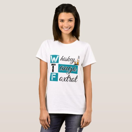 Whiskey Tango Foxtrot T-shirt (Voorkant volledig)