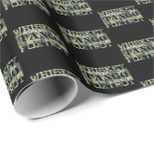 Whiskey Tango Foxtrot WTF Green Camouflage Cadeaupapier (Rol Hoek)